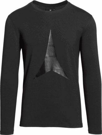 Grafik-Langarmshirt M
